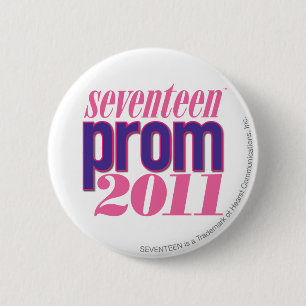 Prom 2011 - Paars Ronde Button 5,7 Cm