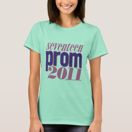 Prom 2011 - Paars T-shirt (Voorkant)