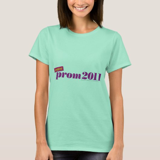 Prom 2011 - Paars T-shirt (Voorkant)