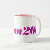 Prom 2011 - Paars Tweekleurige Koffiemok (Voorkant rechts)