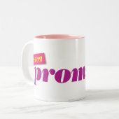 Prom 2011 - Paars Tweekleurige Koffiemok (Voorkant links)