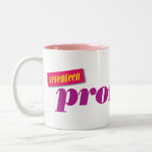 Prom 2011 - Paars Tweekleurige Koffiemok (Links)