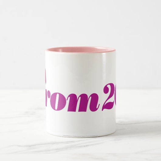 Prom 2011 - Paars Tweekleurige Koffiemok (Center)