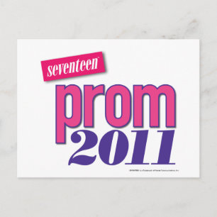 Prom 2011 - roze briefkaart