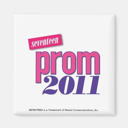 Prom 2011 - roze magneet (Voorkant)
