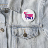 Prom 2011 - roze ronde button 5,7 cm (In situ)