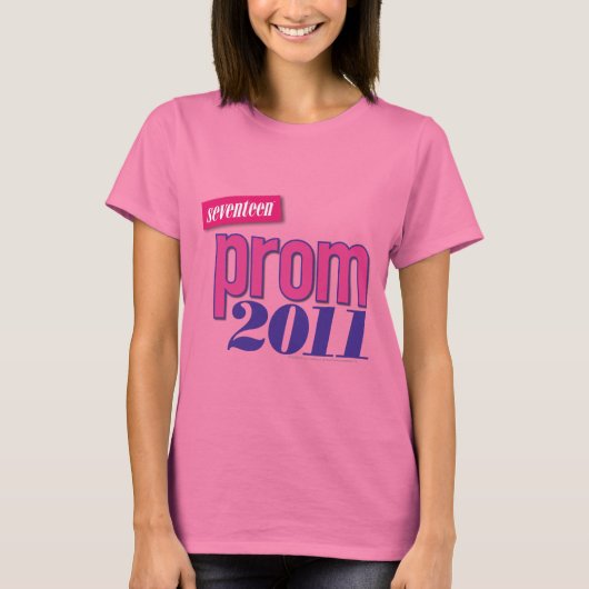 Prom 2011 - roze t-shirt (Voorkant)