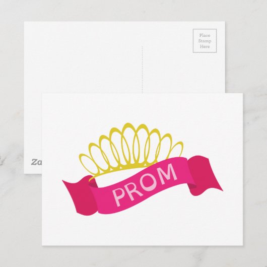 Prom Briefkaart (Voorkant / Achterkant)