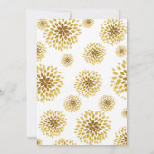 Prom Crystal Chandelier card, senior junior,Gatsby Kaart (Achterkant)