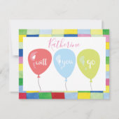 Prom Dance Promposal Balloon Kaart (Voorkant)