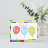 Prom Dance Promposal Balloon Kaart (Staand voorkant)