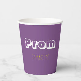 prom feest papieren beker