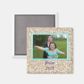Prom Glitter Magnet (Voorkant / Achterkant)