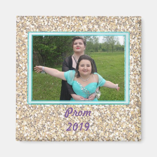 Prom Glitter Magnet (Voorkant)