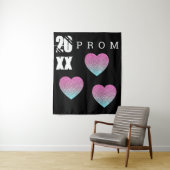 Prom Hearts Afstudeerachtergrond Wandkleed (In situ)