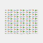  Prom-japonnen  Retro 1950s-Mode Fleece Deken (Voorkant (Horizontaal))