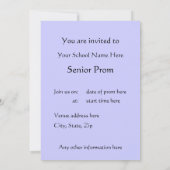 Prom Jurken Ontwerp aanpasbaar Kaart (Achterkant)