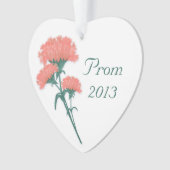 Prom Keepomwille met traditionele roze anjers Ornament (voorkant)