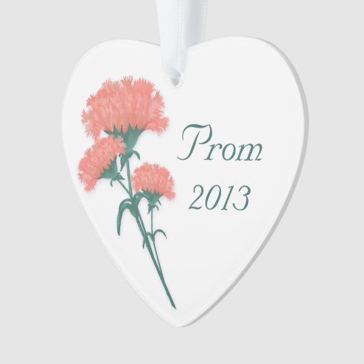 Prom Keepomwille met traditionele roze anjers Ornament (voorkant)