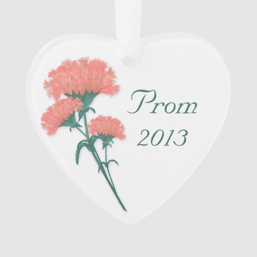 Prom Keepomwille met traditionele roze anjers Ornament (voorkant)