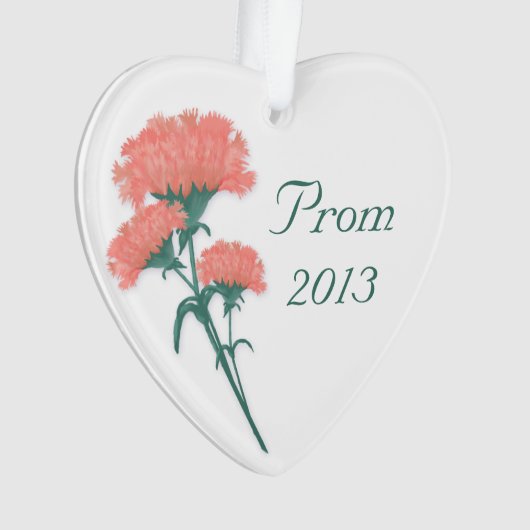 Prom Keepomwille met traditionele roze anjers Ornament (voorkant)
