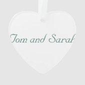 Prom Keepomwille met traditionele roze anjers Ornament (achterkant)