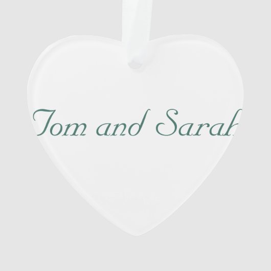 Prom Keepomwille met traditionele roze anjers Ornament (achterkant)