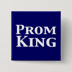 Prom King Cadeaus Vierkante Button 5,1 Cm