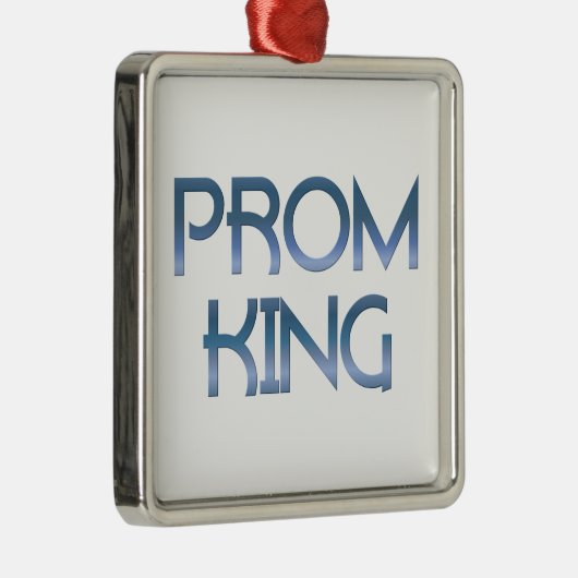 Prom King Metalen Ornament (Rechts)