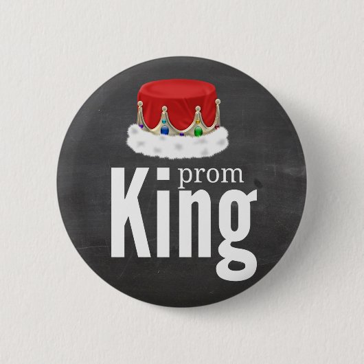 Prom King Ronde Button 5,7 Cm (Voorkant)