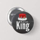 Prom King Ronde Button 5,7 Cm (Voorkant /achterkant)