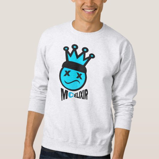 Prom King Signature Logo - Ocean Blue Trui (Voorkant)