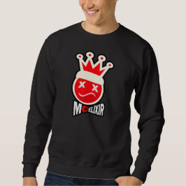 Prom King Signature Logo - Red & Cream Trui