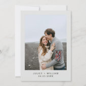 Prom kostuum Masquerade Bal Bruiloft Save The Date (Achterkant)