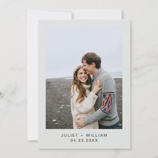 Prom kostuum Masquerade Bal Bruiloft Save The Date (Achterkant)