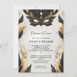 Prom kostuum Masquerade Bal repetitie Diner Kaart