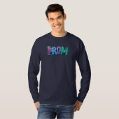 Prom met lange mouwen t-shirt (Voorkant volledig)