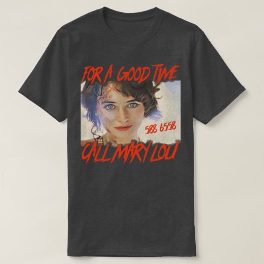 Prom Night 2 Mary Lou 80s Horror Film T-shirt (Design voorkant)