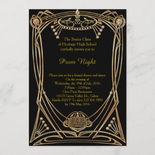 Prom Night, back gold Kaart