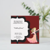 Prom Night Dance Kaart (Staand voorkant)