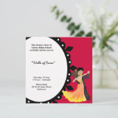 Prom Night Dance Kaart (Staand voorkant)