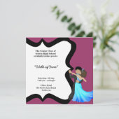 Prom Night Dance Kaart (Staand voorkant)