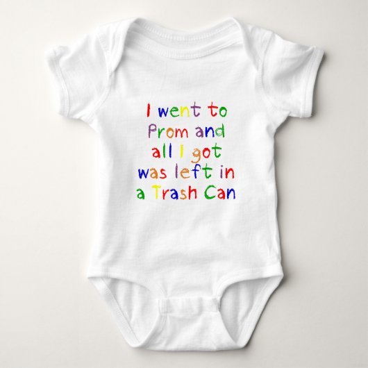 Prom Night Dumpster Baby Romper (Voorkant)