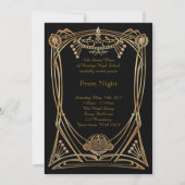 Prom Night elegant art-deco stijl Kaart (Voorkant)