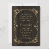 Prom Night Empire-stijl, gesmolten goud, zwart Kaart (Voorkant)