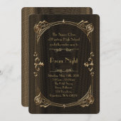 Prom Night Empire-stijl, gesmolten goud, zwart Kaart (Voorkant / Achterkant)