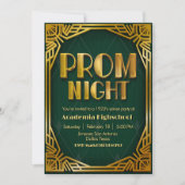 Prom Night - Gatsby Invitation Kaart (Voorkant)