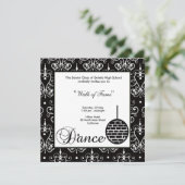 Prom Night Invitation Kaart (Staand voorkant)