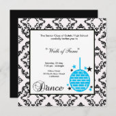 Prom Night Invitation Kaart (Voorkant / Achterkant)