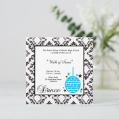 Prom Night Invitation Kaart (Staand voorkant)